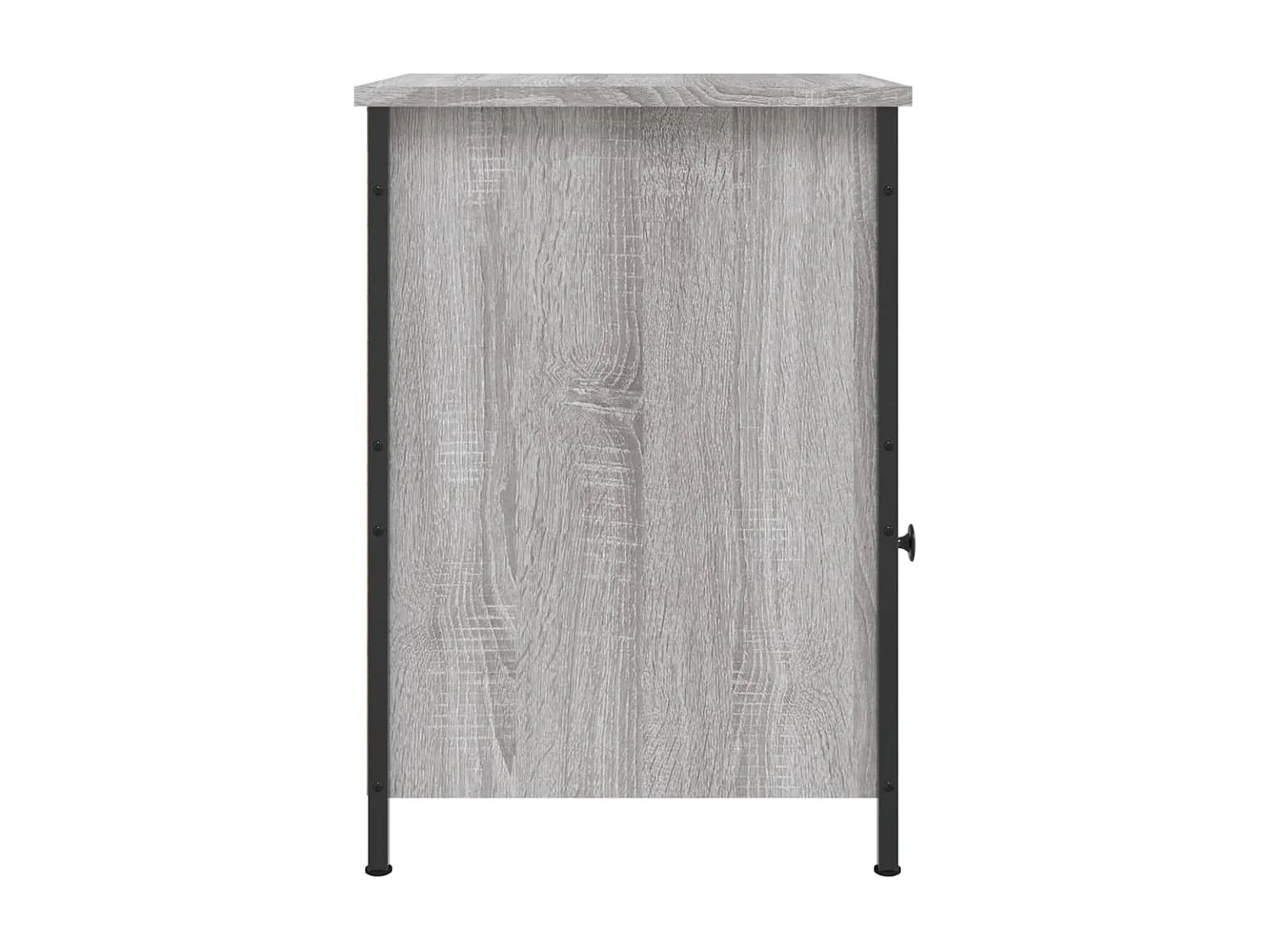 Table de chevet sonoma gris 40x42x60 cm bois d'ingénierie