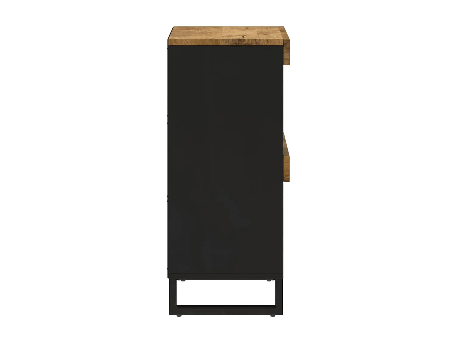 Bijzetkast 85x33x75 cm massief mangohout