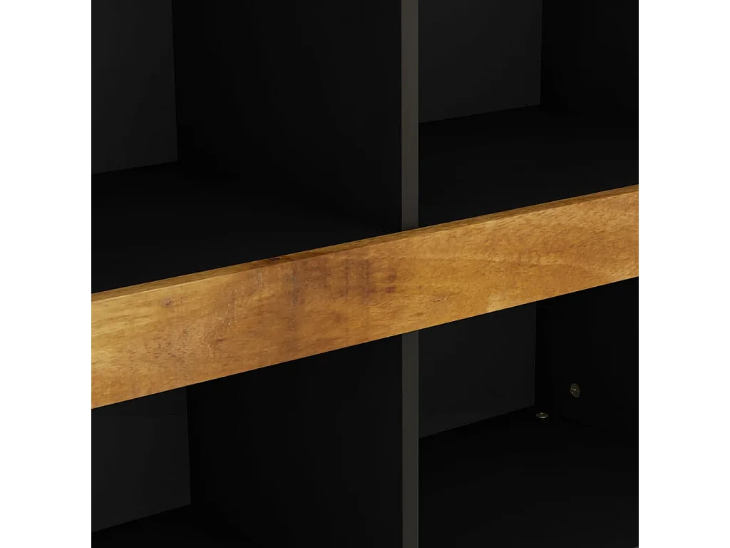Bijzetkast 85x33x75 cm massief mangohout