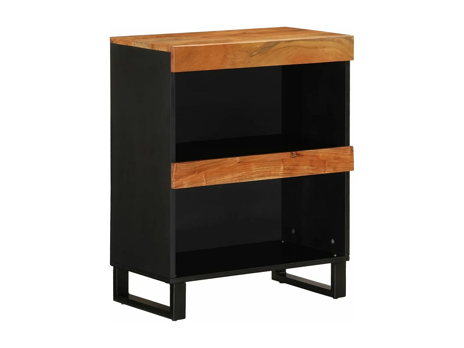 Credenza 60x33x75 cm in Legno Massello di Acacia