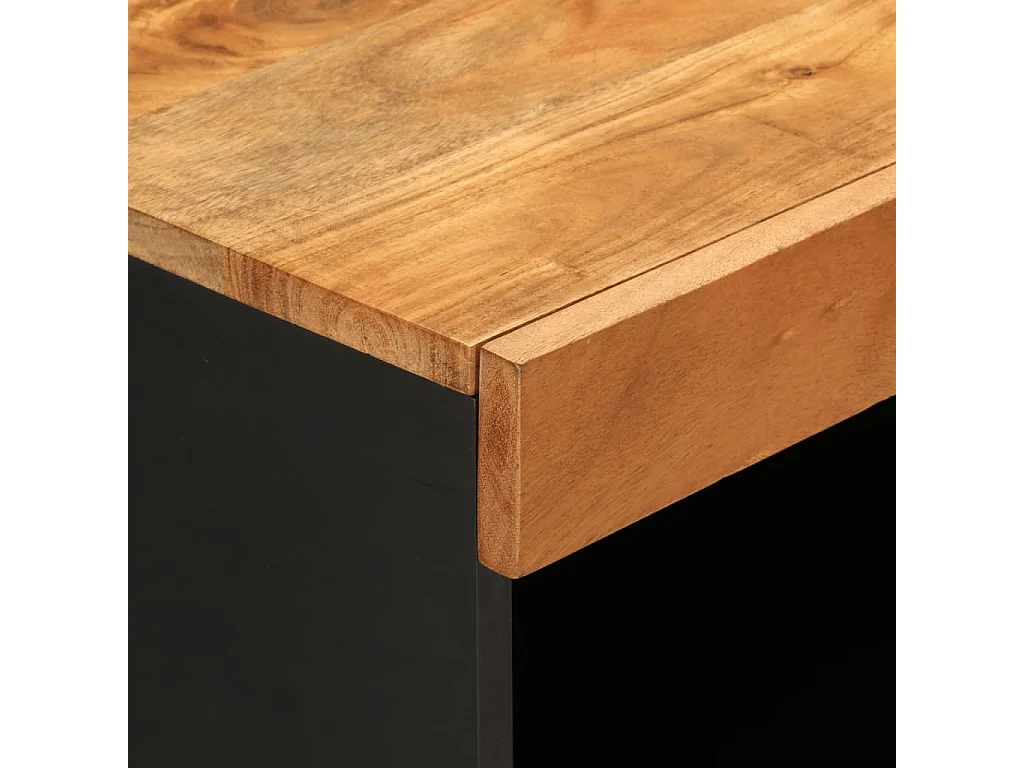 Credenza 60x33x75 cm in Legno Massello di Acacia