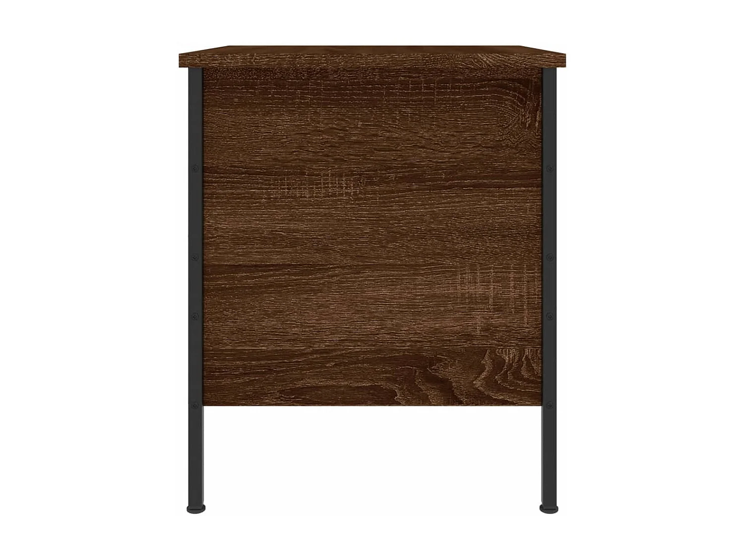 Table de chevet chêne marron 40x42x50 cm bois d'ingénierie