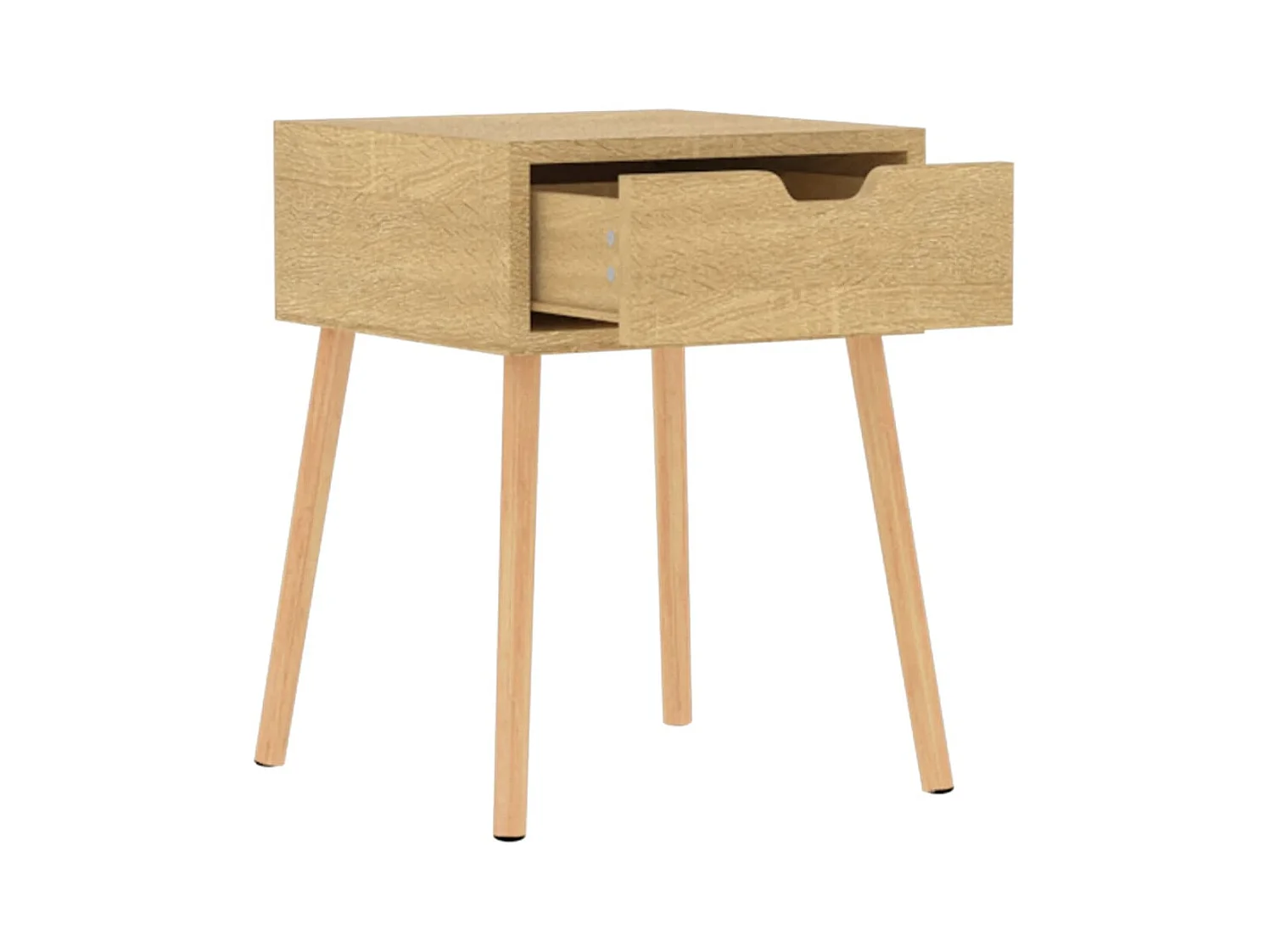 Comodini 2pz Rovere Sonoma 40x40x56 cm in Legno Multistrato