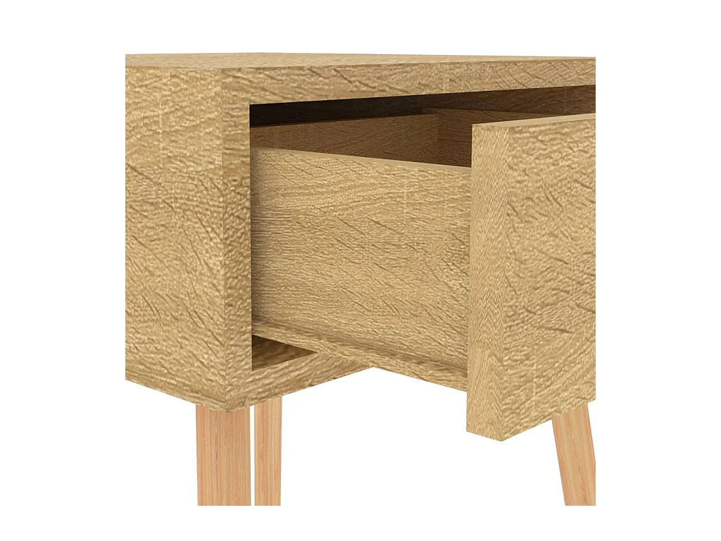 Comodini 2pz Rovere Sonoma 40x40x56 cm in Legno Multistrato