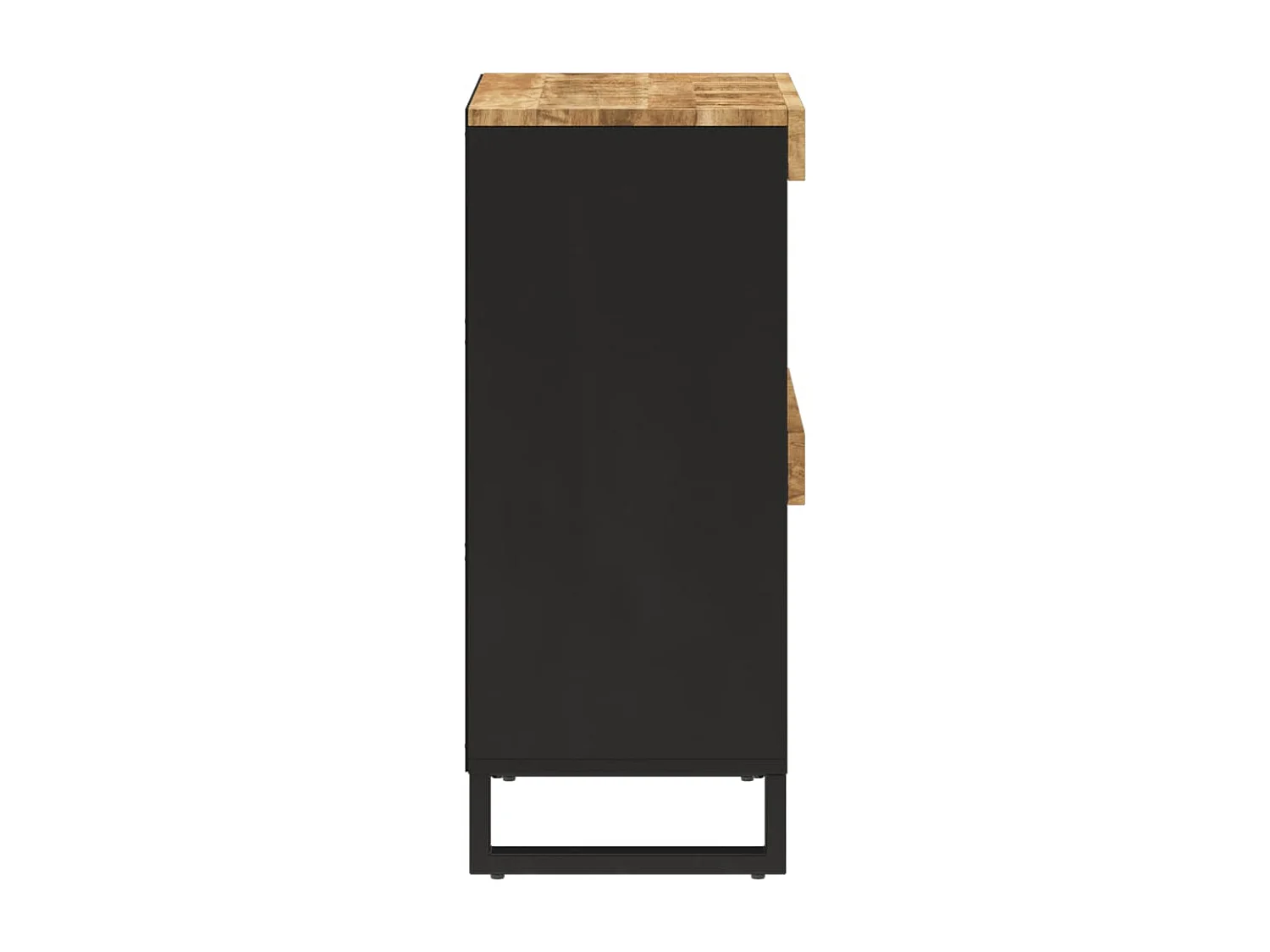 Bijzetkast 60x33x75 cm massief mangohout