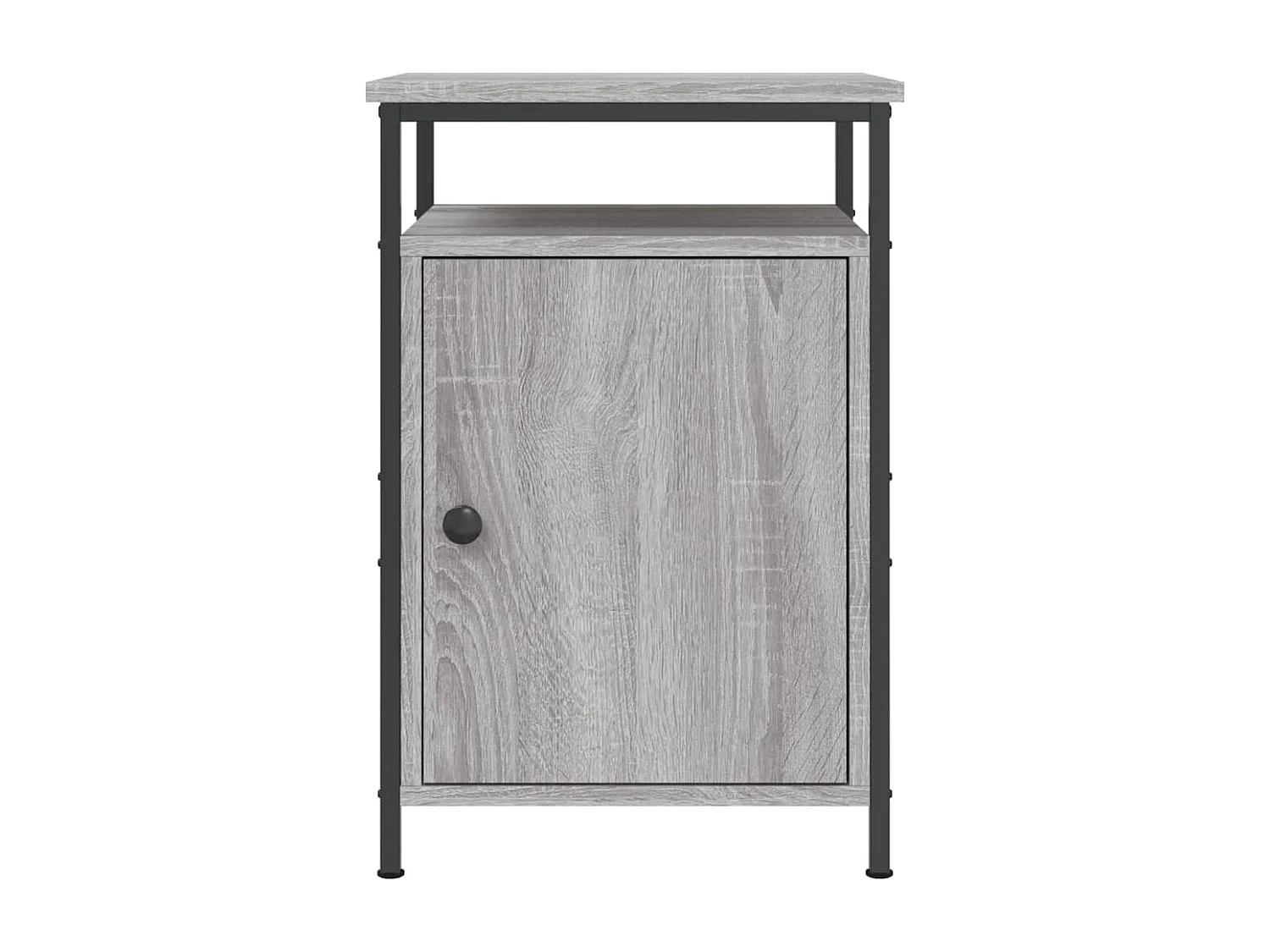 Mesa de cabeceira 40x42x60 cm derivados madeira cinzento sonoma