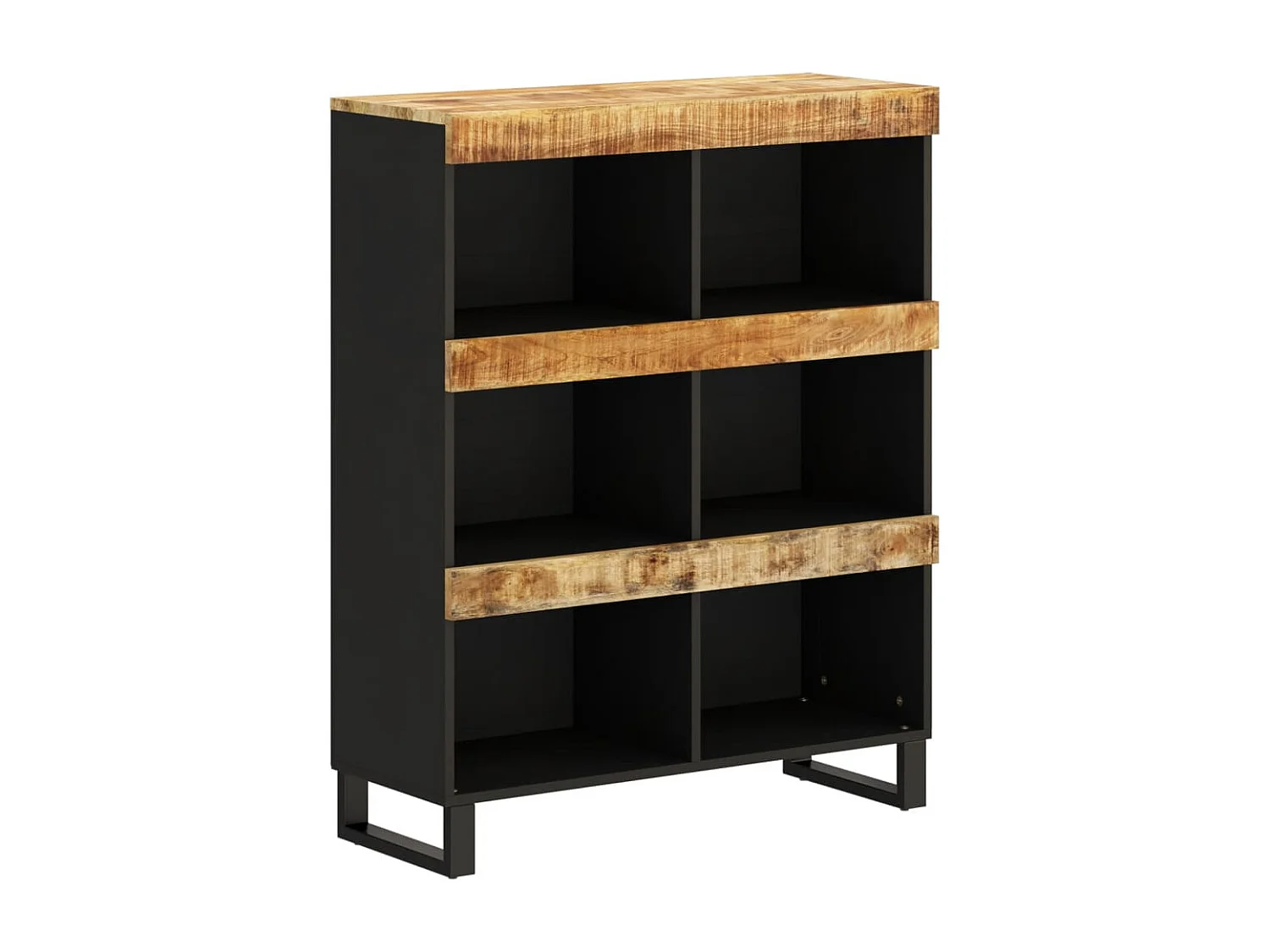 Armoire latérale 85x33x107 cm bois massif de manguier