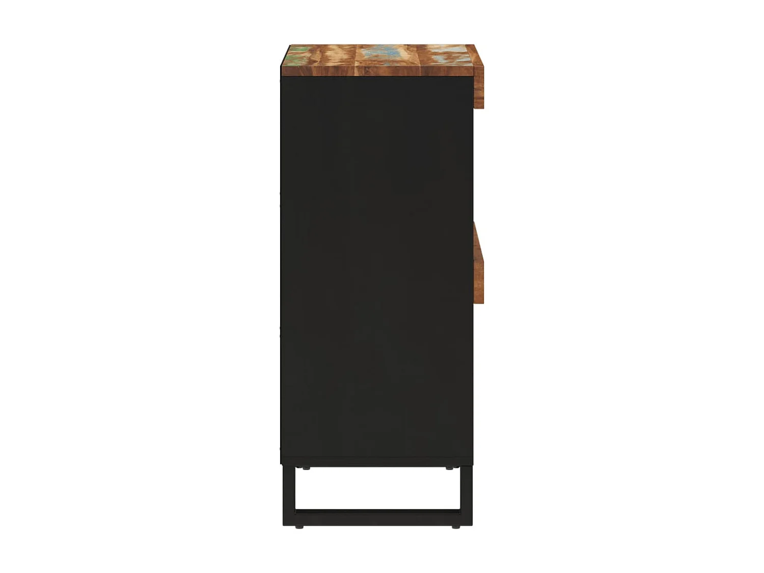Armoire latérale 60x33x75 cm bois massif de récupération