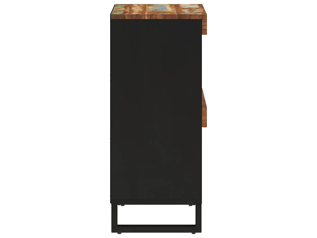 Armoire latérale 60x33x75 cm bois massif de récupération