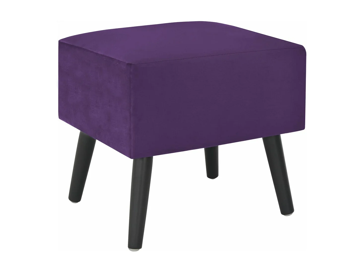 Tables de chevet 2 pcs Violet foncé 40x35x40 cm Velours