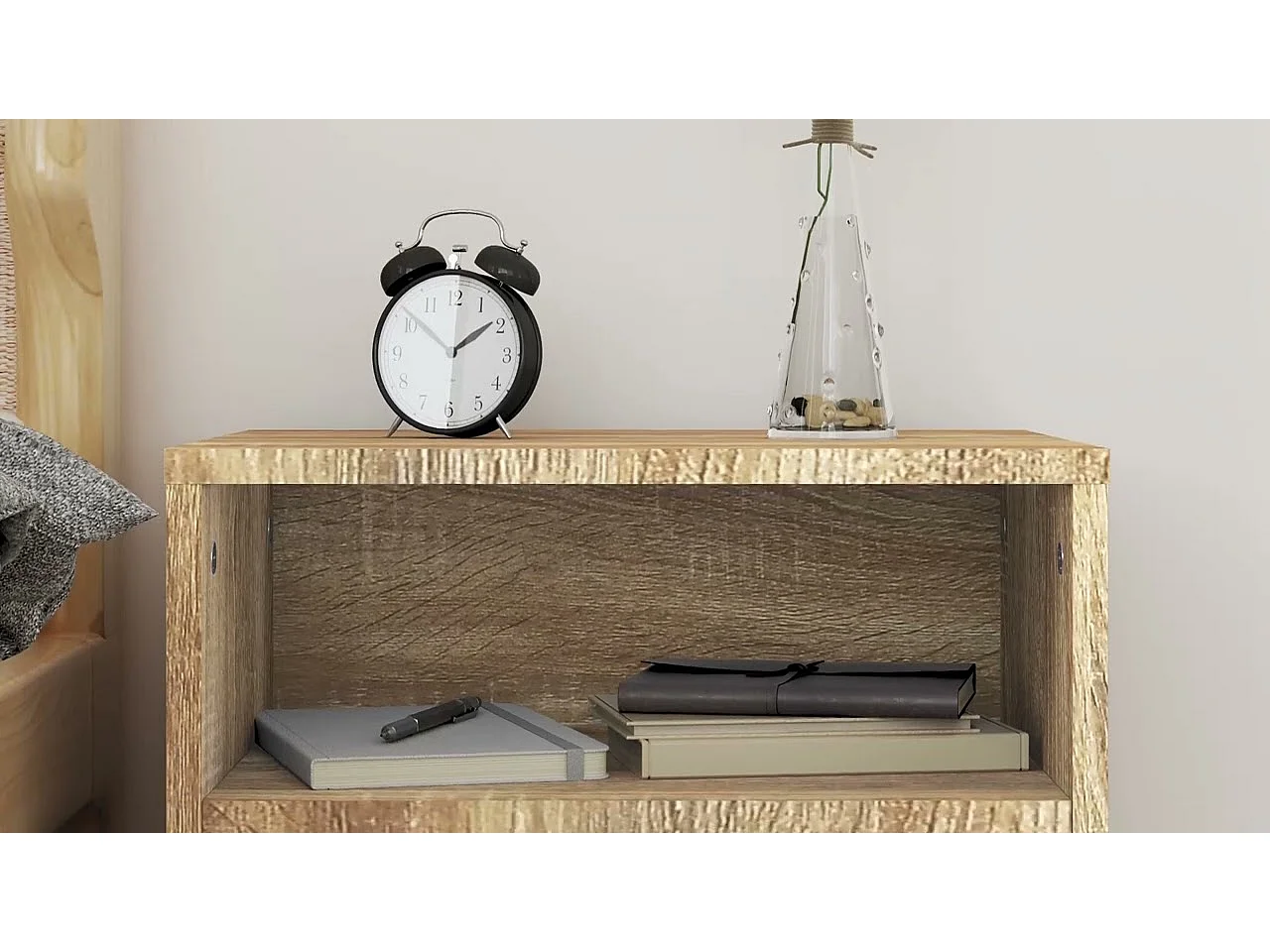 Table de chevet chêne sonoma 40x30x30 cm Bois d'ingénierie