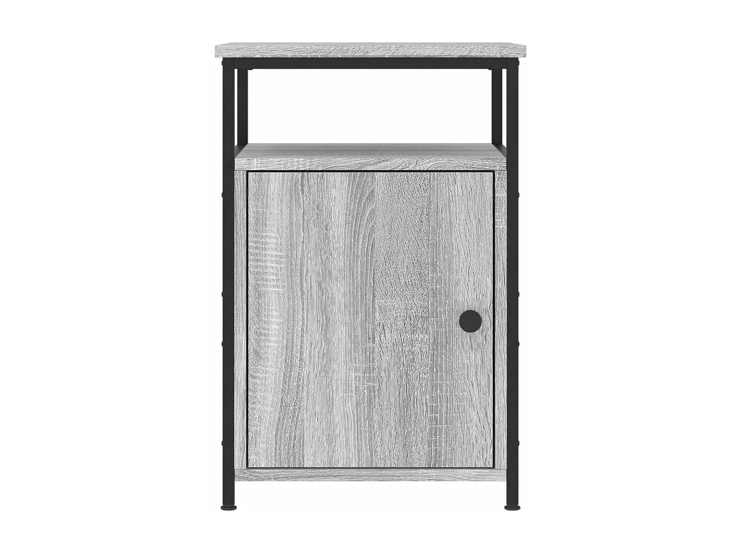 Table de chevet sonoma gris 40x42x60 cm bois d'ingénierie