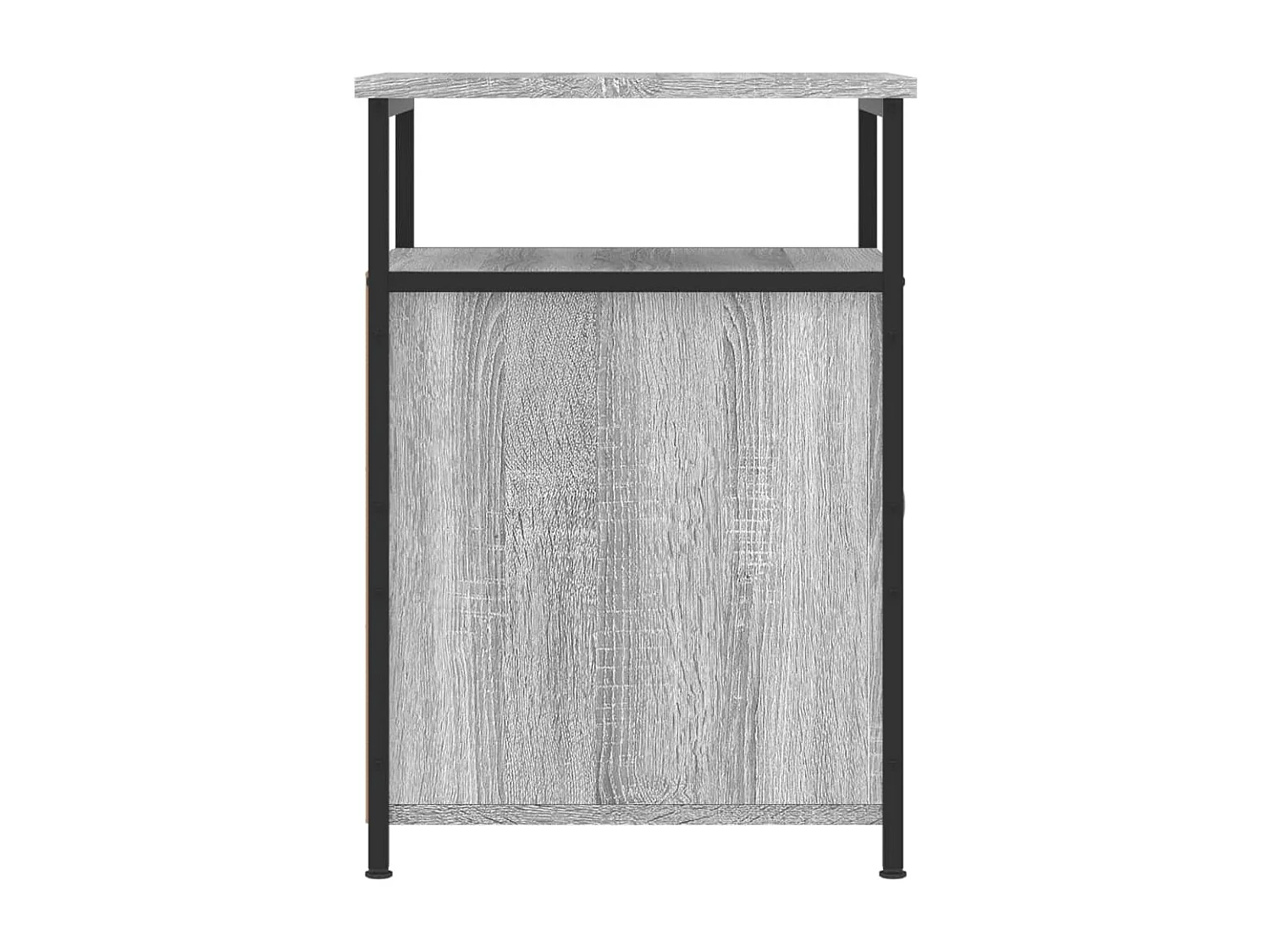 Table de chevet sonoma gris 40x42x60 cm bois d'ingénierie