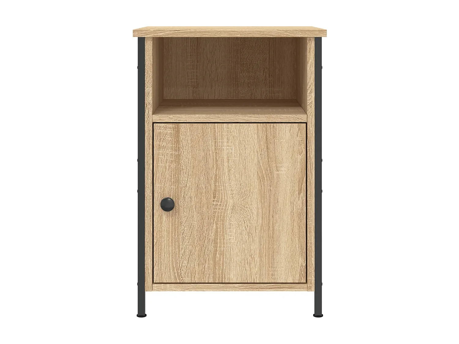 Nachtkastje 40x42x60 cm bewerkt hout sonoma eikenkleurig