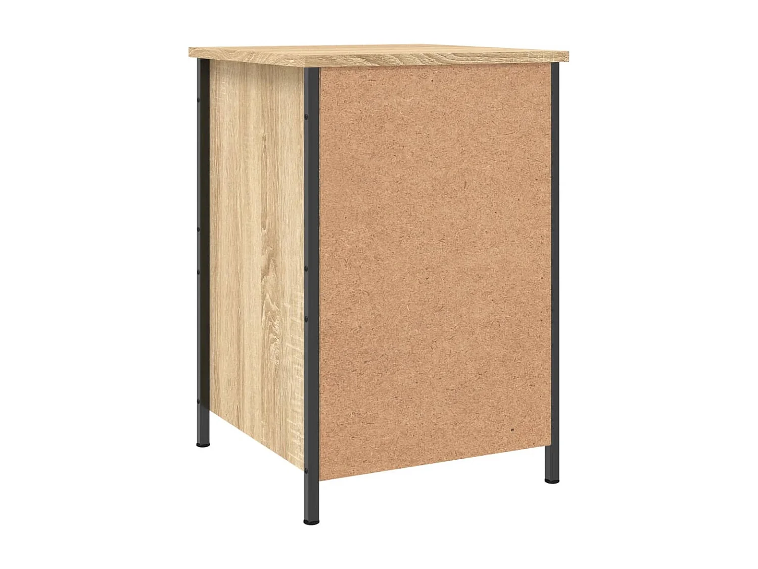 Nachtkastje 40x42x60 cm bewerkt hout sonoma eikenkleurig