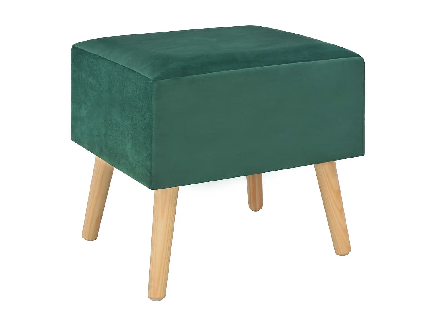Tables de chevet 2 pcs Vert 40x35x40 cm Velours