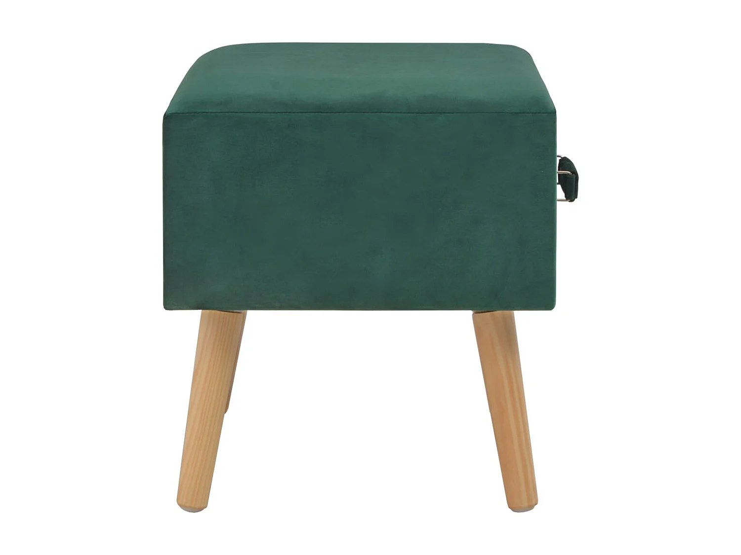Tables de chevet 2 pcs Vert 40x35x40 cm Velours