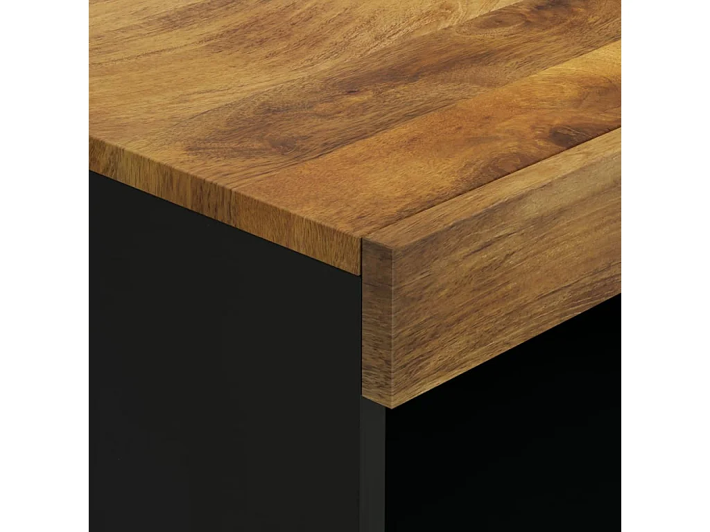 Credenza 60x33x107 cm in Legno Massello di Mango