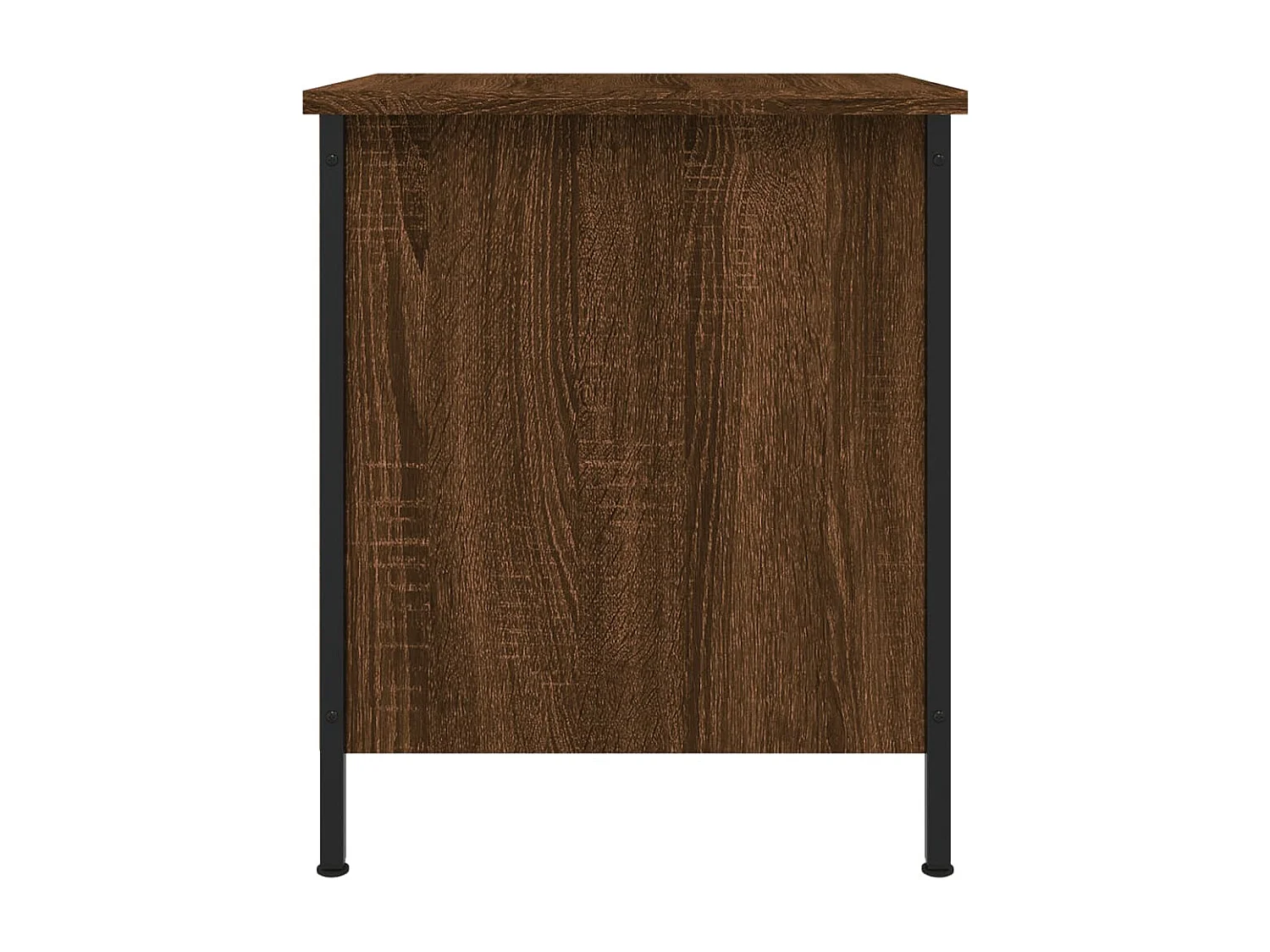 Table de chevet chêne marron 40x42x50 cm bois d'ingénierie