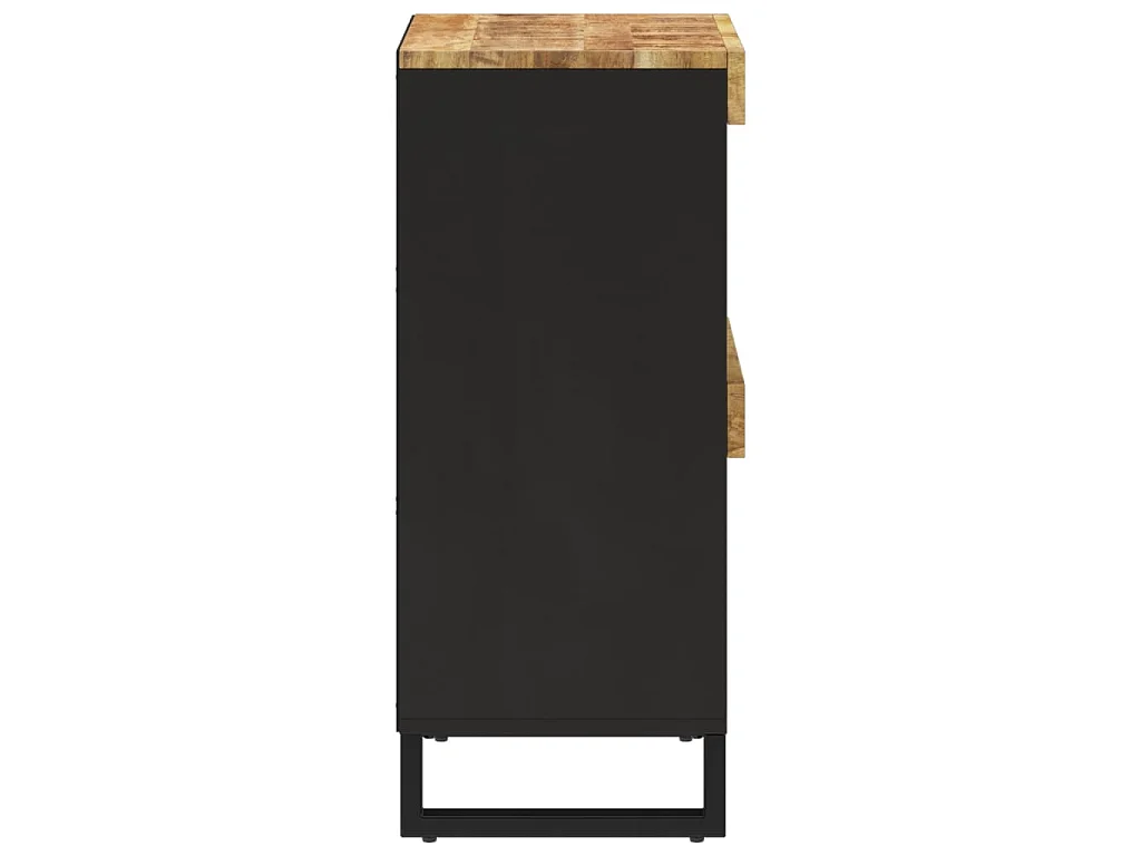 Beistellschrank 85x33x75 cm Massivholz Mango