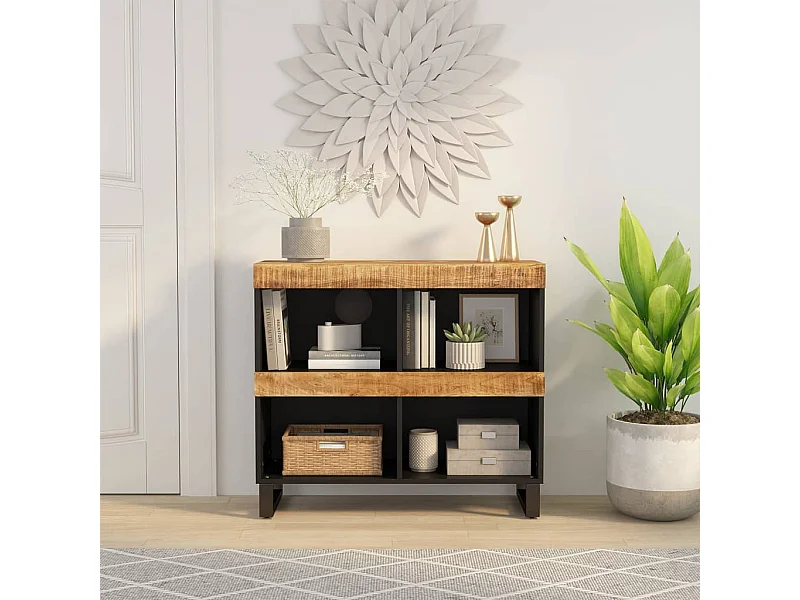 Armoire latérale 85x33x75 cm bois massif de manguier