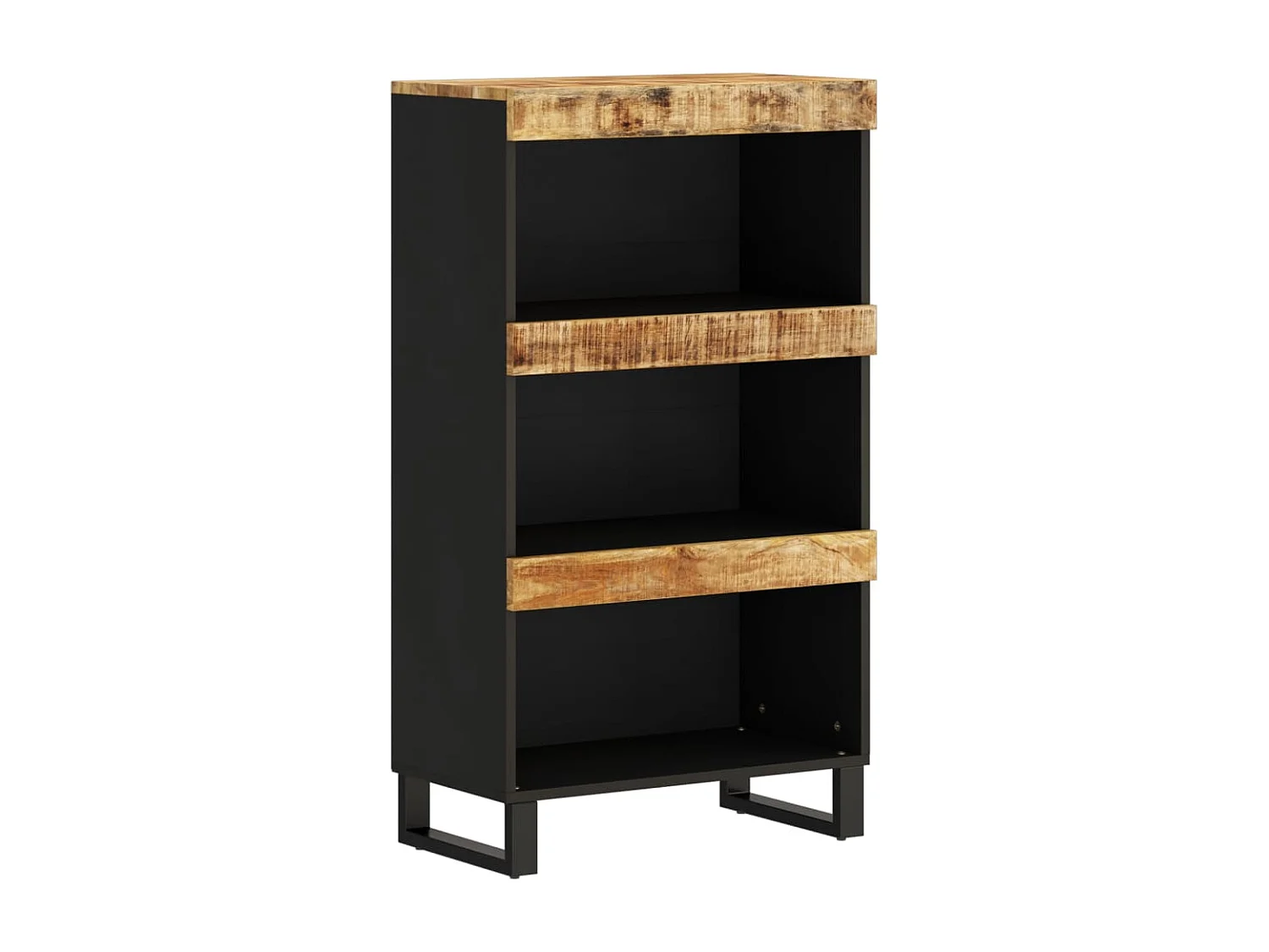 Credenza 60x33x107 cm in Legno Massello di Mango