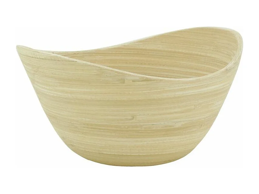 Corbeille ovale en bambou Lot de 2