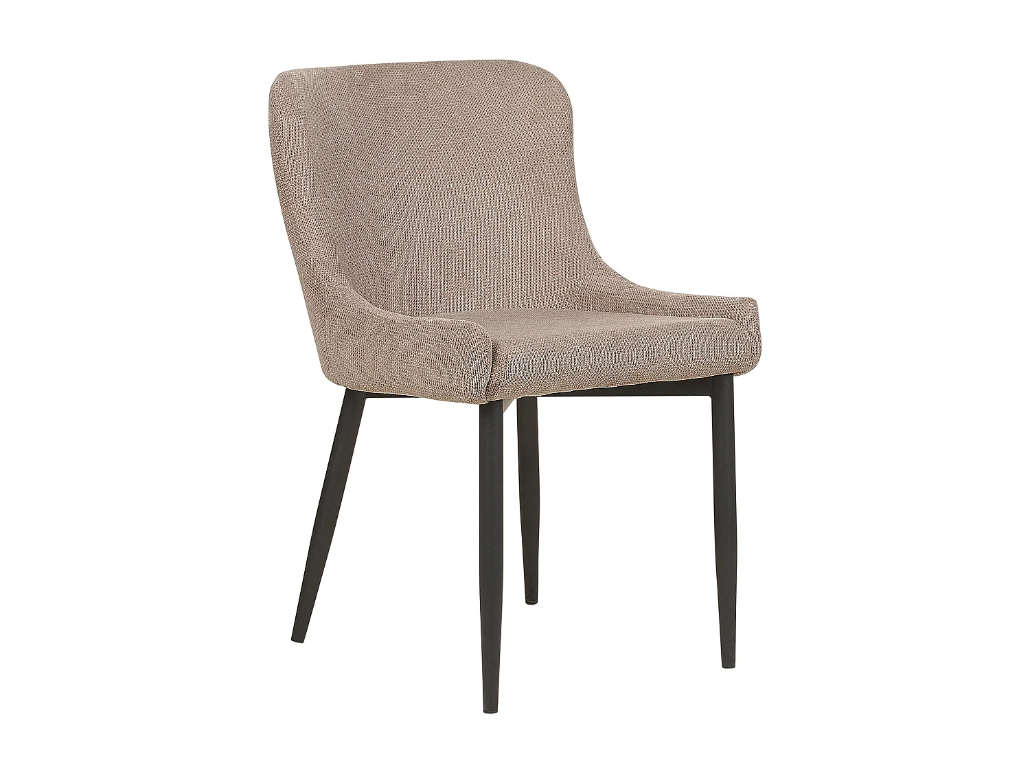 Lot de 2 chaises de salle à manger EVERLY Taupe