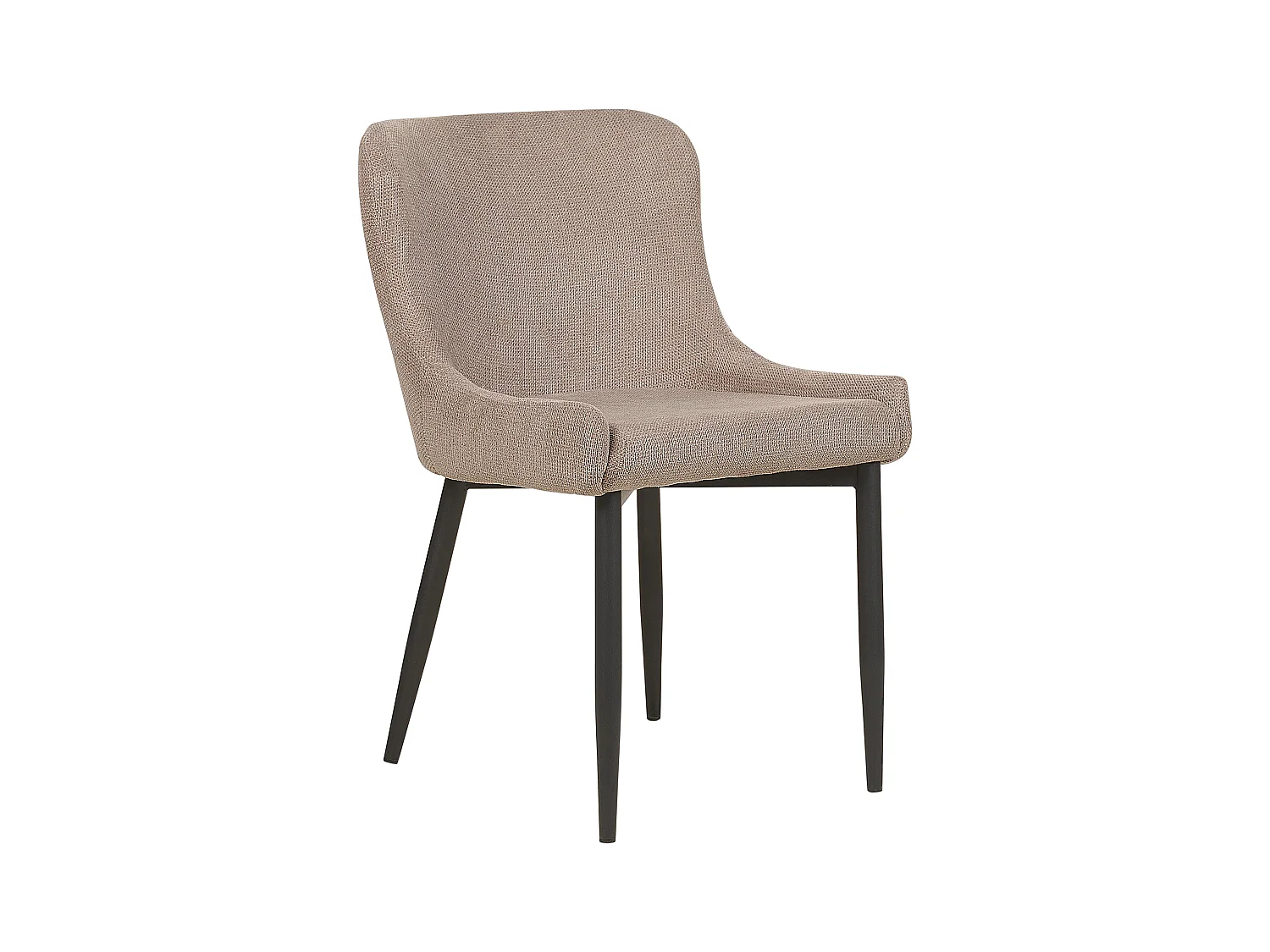 Lot de 2 chaises de salle à manger EVERLY Taupe