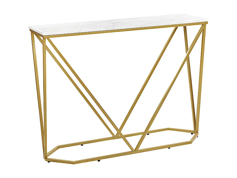 Console HAZEN Marbre/doré