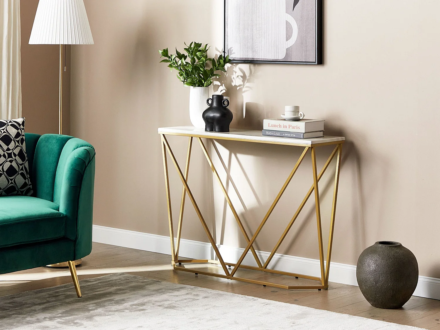 Consoletafel HAZEN Goud