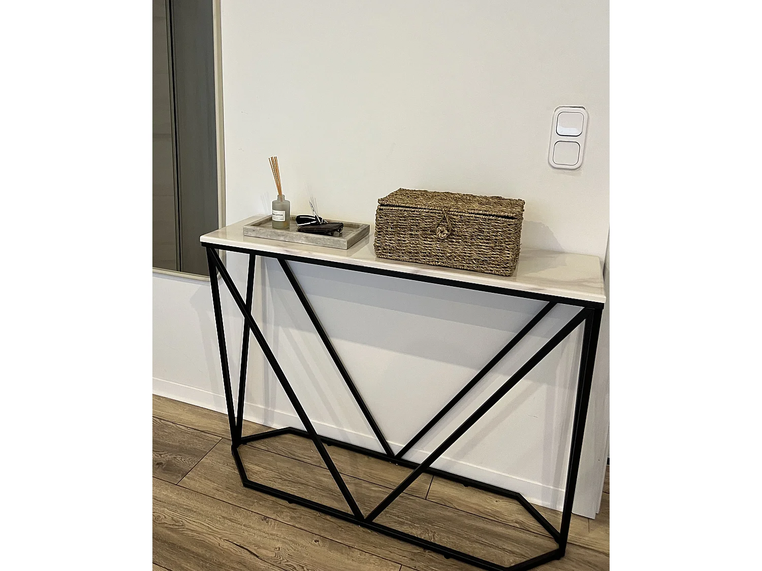 Console HAZEN Marbre/noir