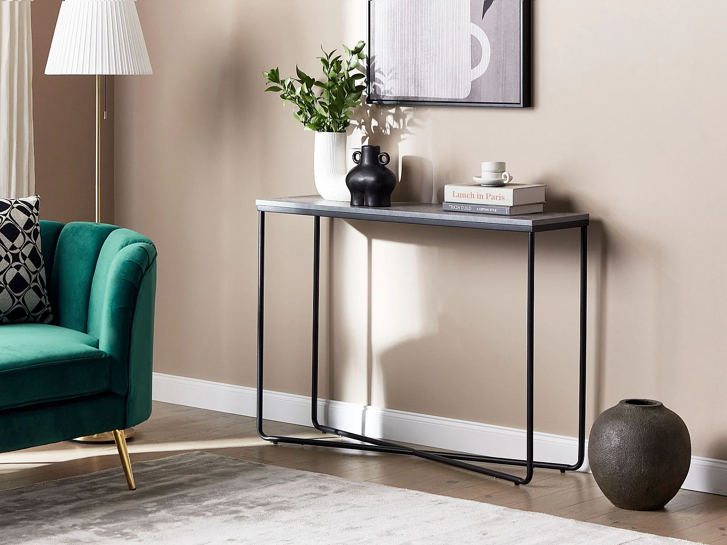 Console LAKOTA Effet béton gris