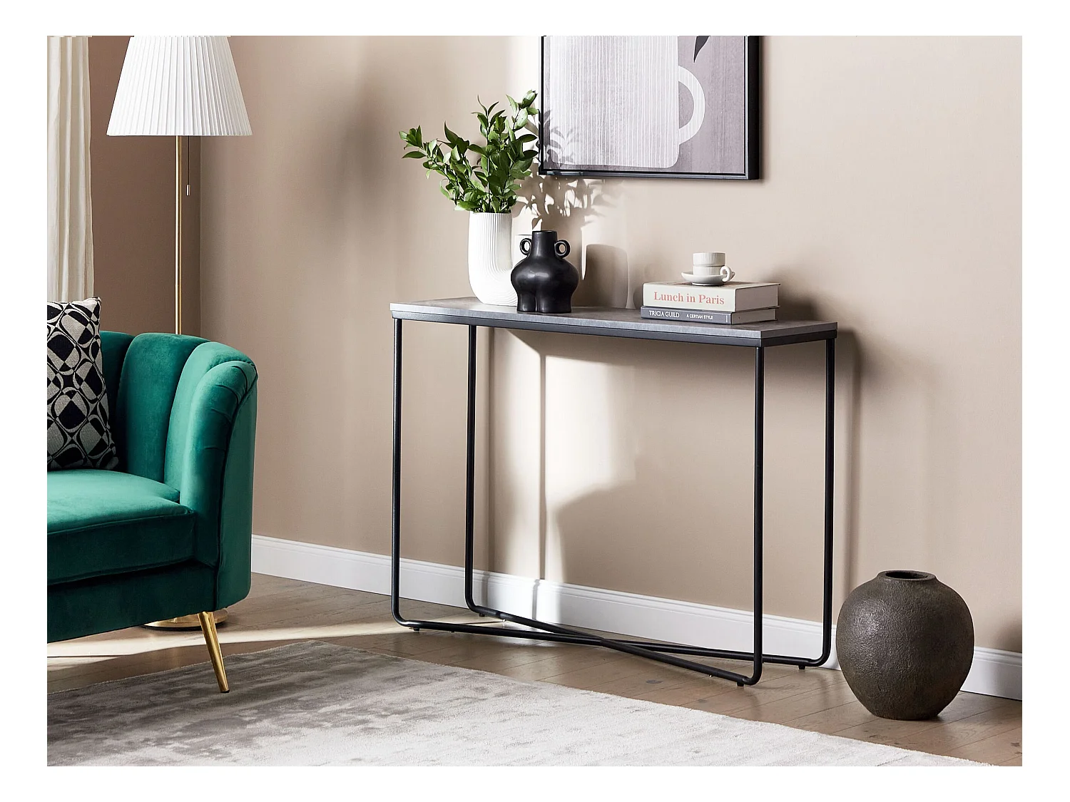 Consola LAKOTA Efeito de betão cinzento