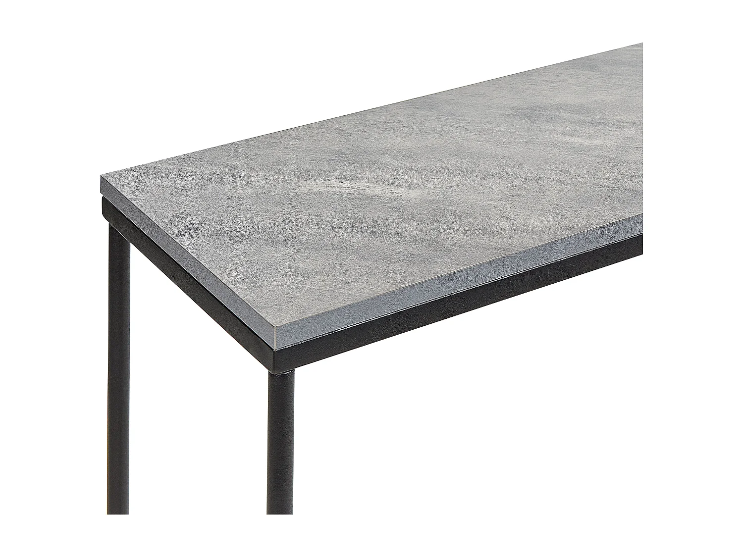 Tavolino consolle LAKOTA Grigio effetto cemento