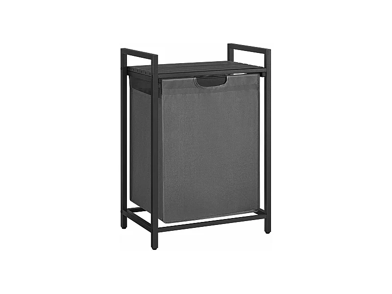 Cesto de ropa con 1 compartimento deslizante - L50 cm