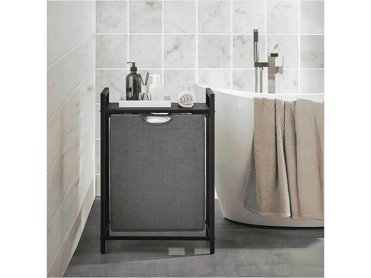 Wasmand 1 uitschuifbaar compartiment - L50 cm