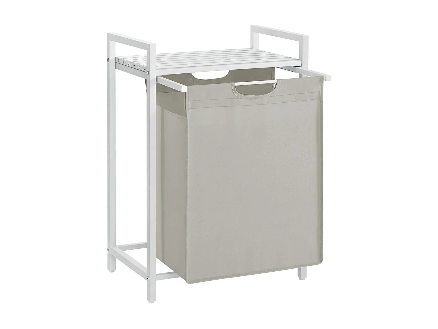 Cesto per biancheria 1 scomparto scorrevole - L50 cm