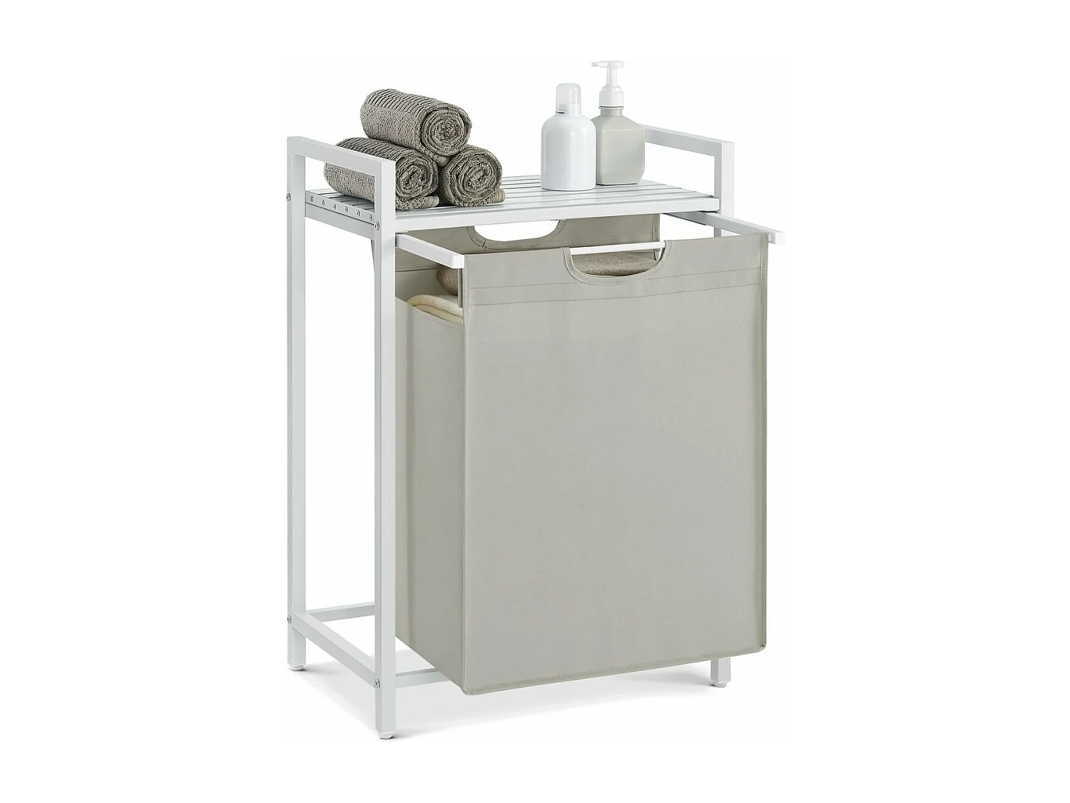 Wasmand 1 uitschuifbaar compartiment - L50 cm