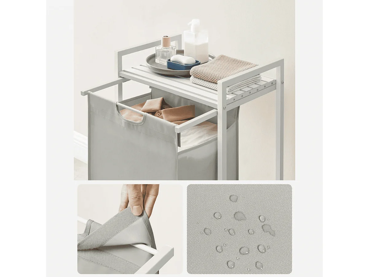 Wasmand 1 uitschuifbaar compartiment - L50 cm