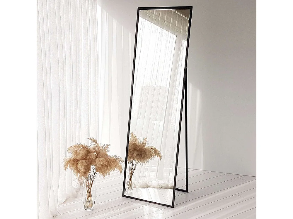 Miroir psyché en métal Noir