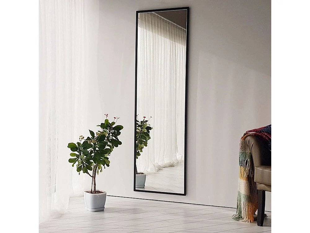 Miroir psyché en métal Noir