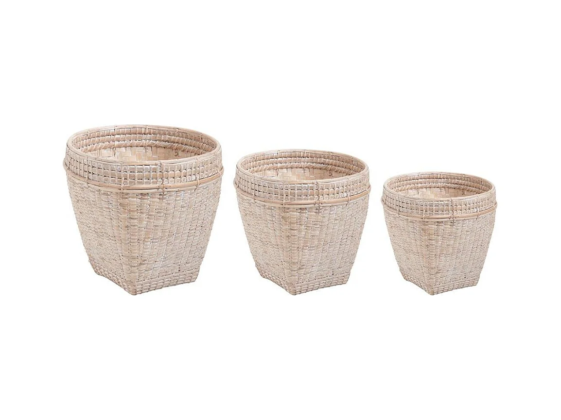 Cache-pots en bambou