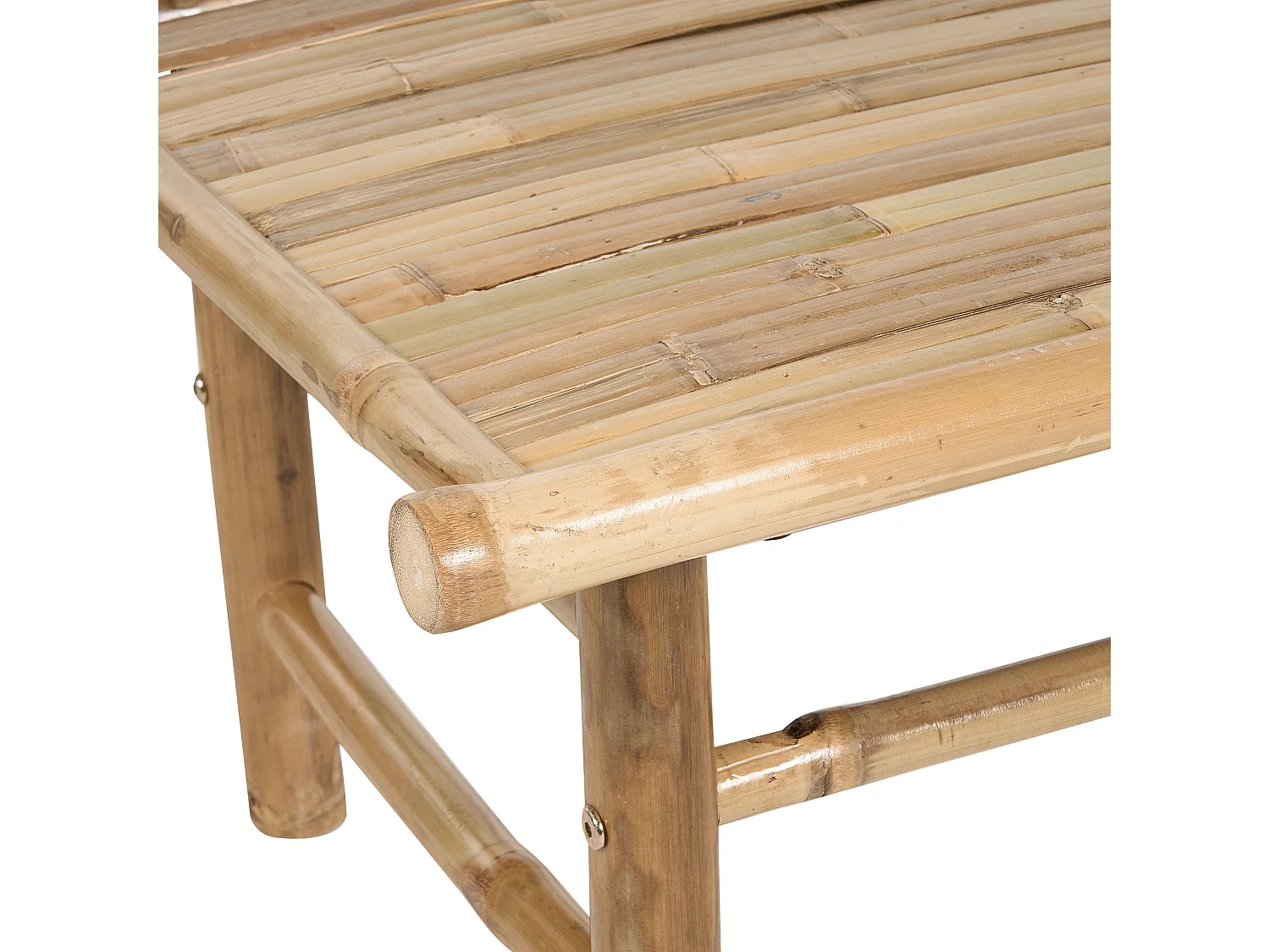 Couchtisch Bambusholz hellbraun rechteckig 80 x 45 cm Indoor & Outdoor Todi