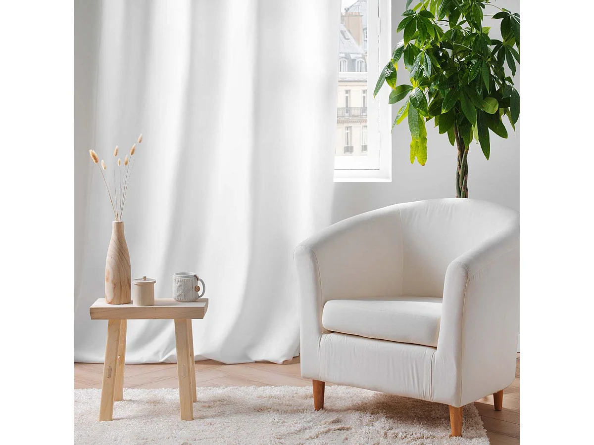 Rideau Isolant Thermique "Micropolar" 135x260cm Blanc