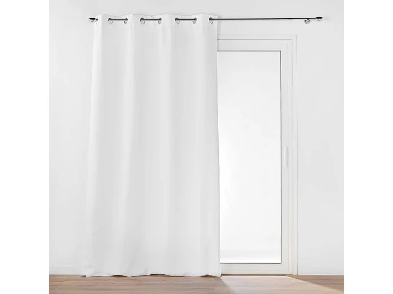 Rideau Isolant Thermique "Micropolar" 135x260cm Blanc