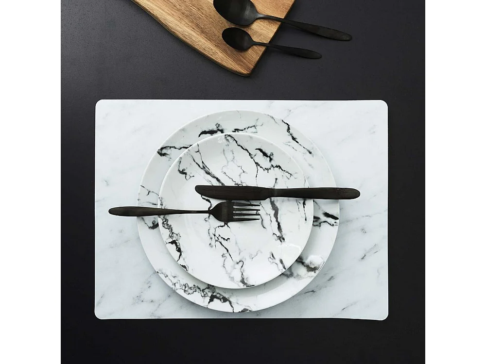 Set de table effet marbre 40 x 30 cm
