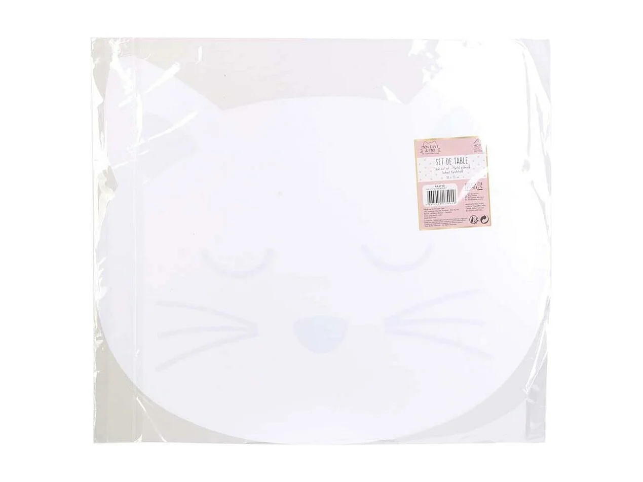 Gatto tovaglietta in PVC (set di 3)
