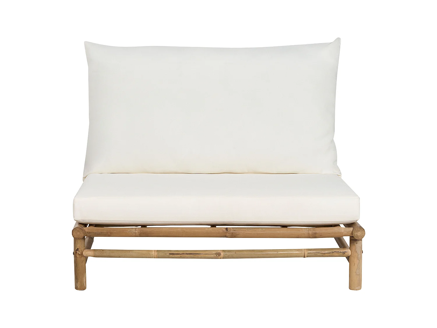 Chaise de jardin TODI Bambou Blanc cassé