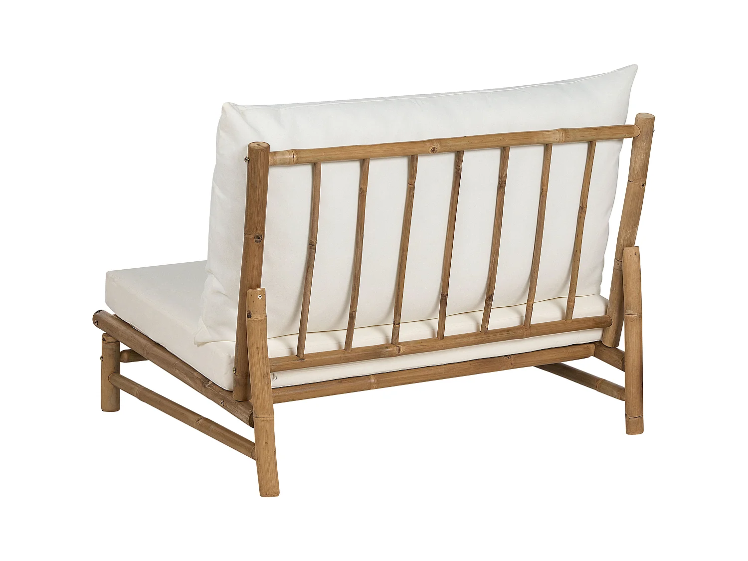 Chaise de jardin TODI Bambou Blanc cassé